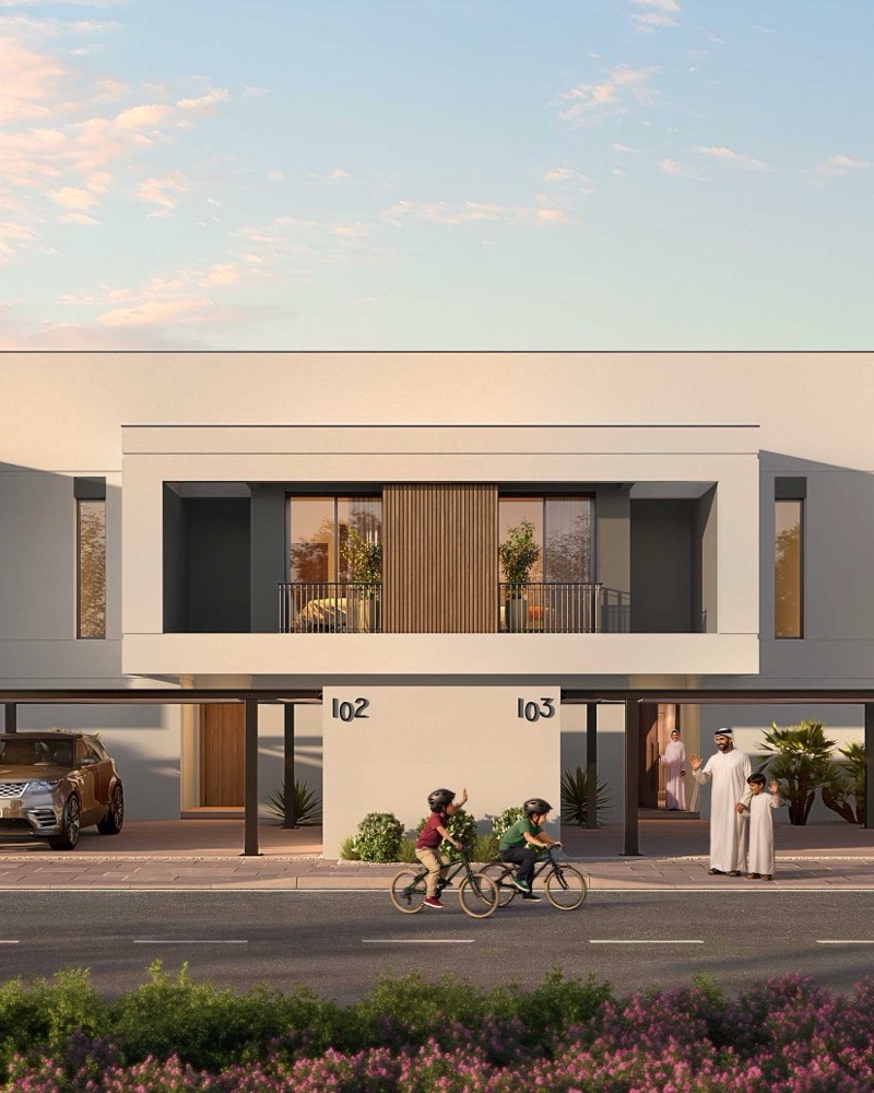 Al Ghadeer Gardens, exterior render