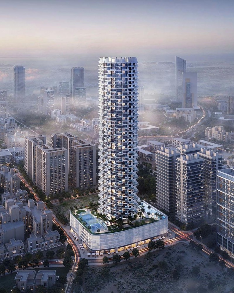 Binghatti Grove, exterior render