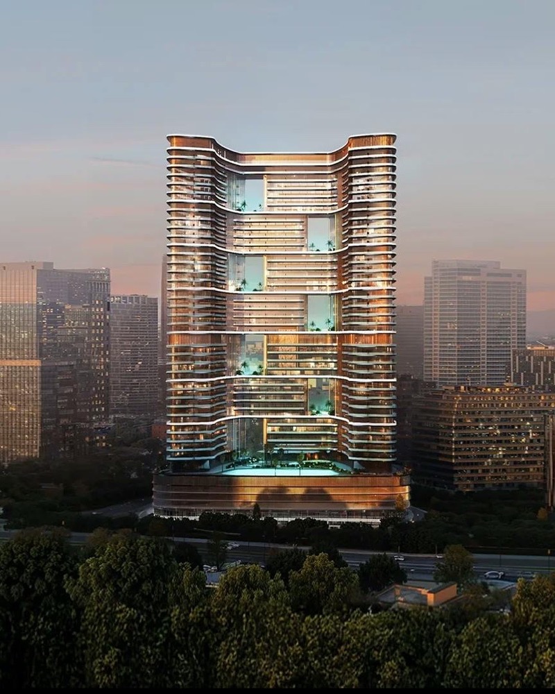 Binghatti Hillviews Science Park, exterior render