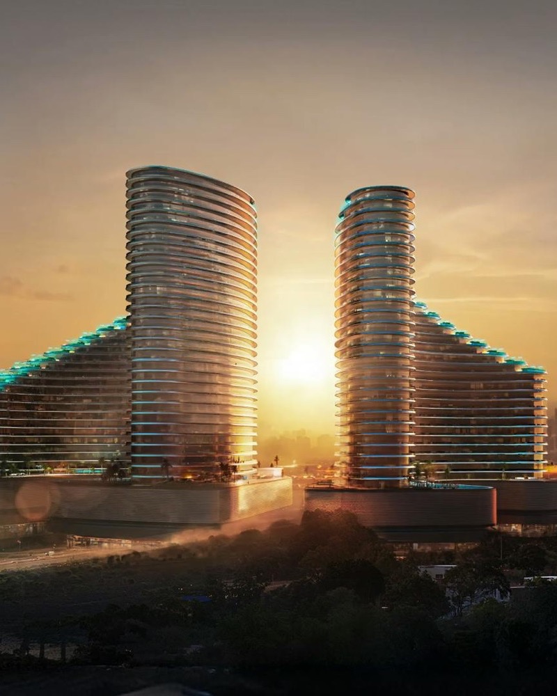 Binghatti Skyflame, exterior render