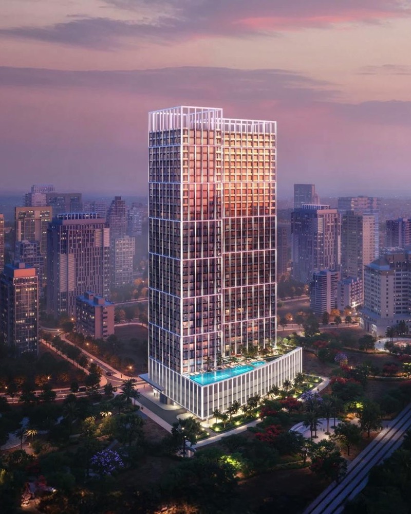 Binghatti Titania, exterior render