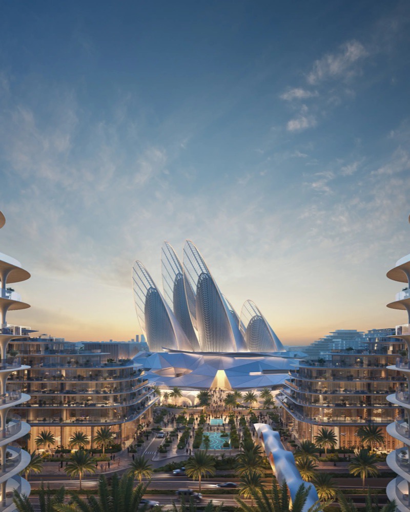 The Row Saadiyat, exterior render