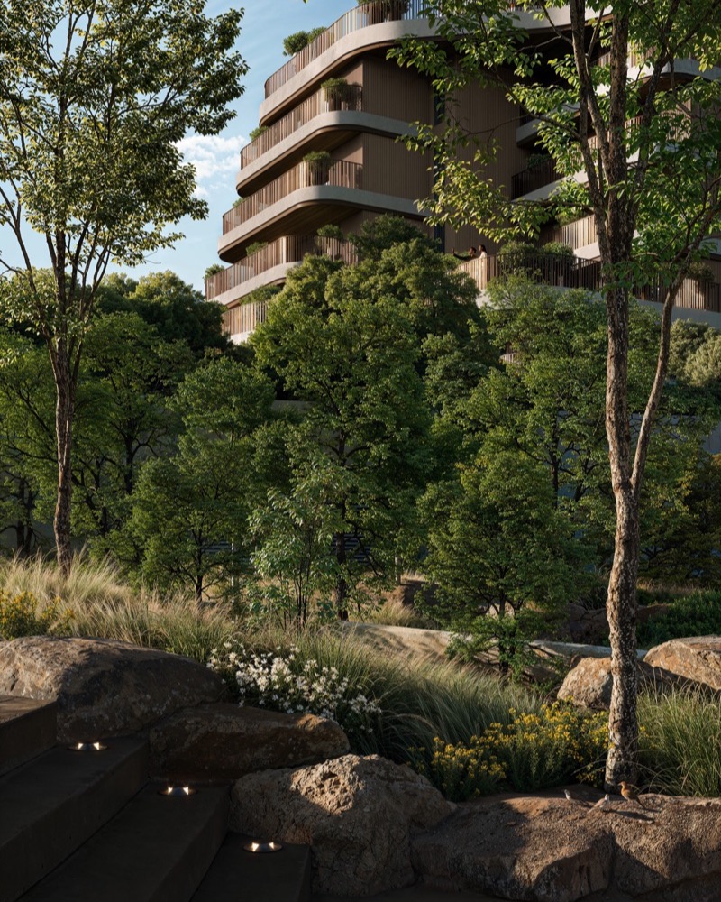 The Wilds Residences, exterior render