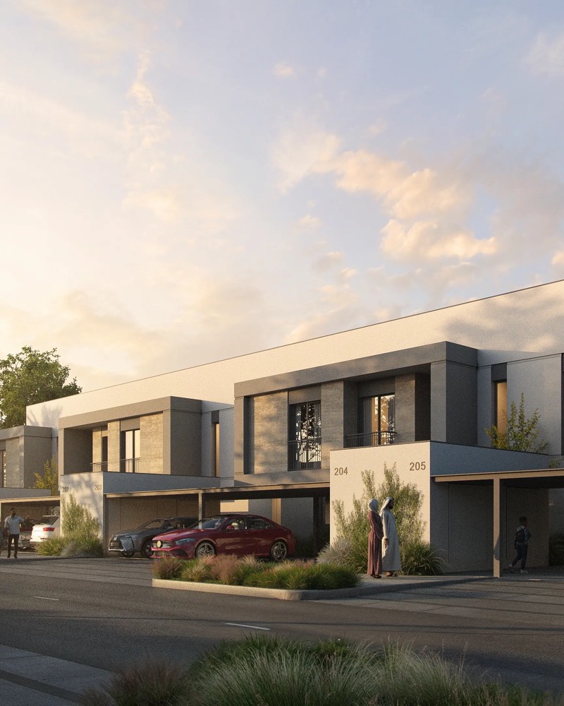 Yas Acres · The Orchids, exterior render